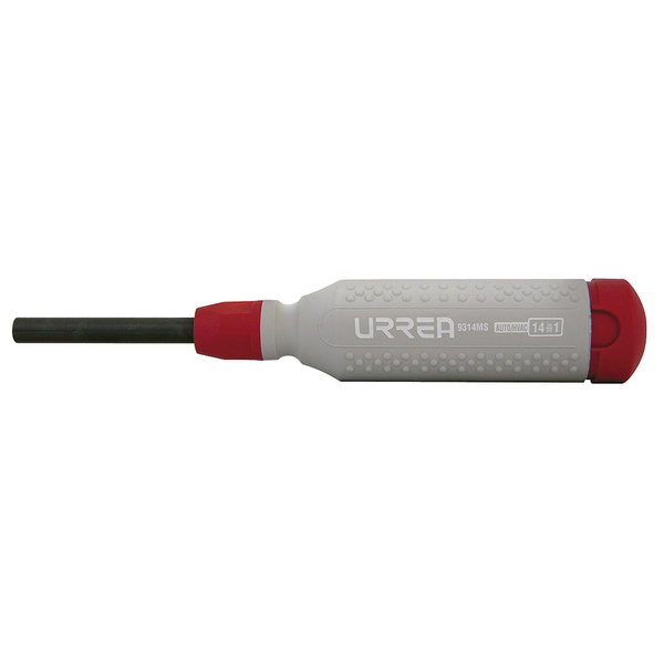 Urrea 1/4 Inch Revolver Type Screwdriver with auto/HVAC tips 14 in 1 9314MS